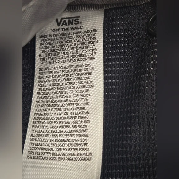 Vans Black and White Checkered Belt Bag - Picture 5 of 6